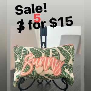 “Sunny” makeup cosmetic bag